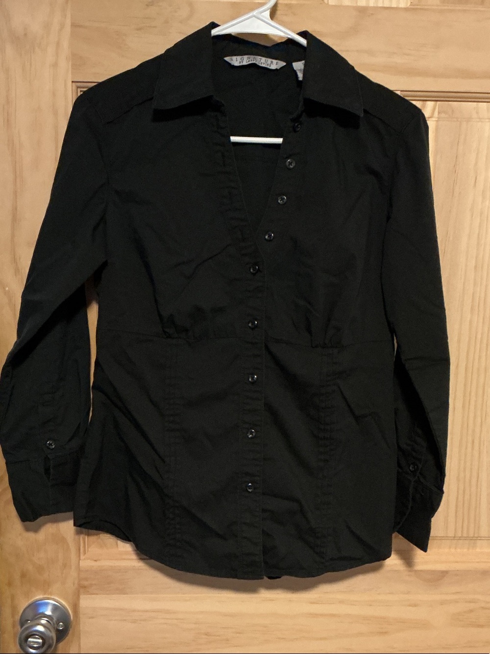 Larry Levine Black Signature Button-Down Shirt